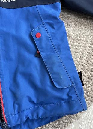 Куртка вітровка 2в1 jack wolfskin синя 9