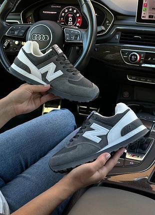 Жіночі кросівки new balance ml 574 grey white new