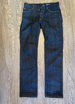 Селвідж денім edwin nashville red listed selvedge denim - unwashed 32х34 джинси