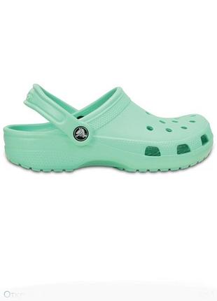 Кроксы сабо унисекс бренда crocs classic rosso/ green. u9 m 8/w 10 eur.  40-41