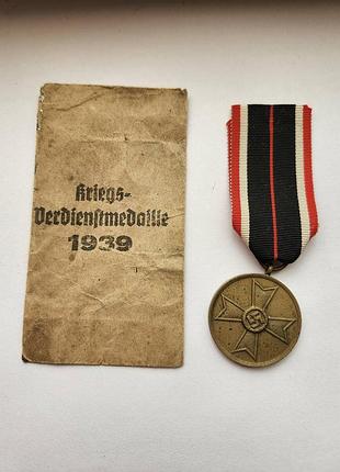 Медаль за военные заслуги 1939 г. (kriegsverdienstmedaille)