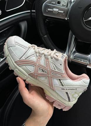 Кроссовки asics gel-kahana 8 white pink