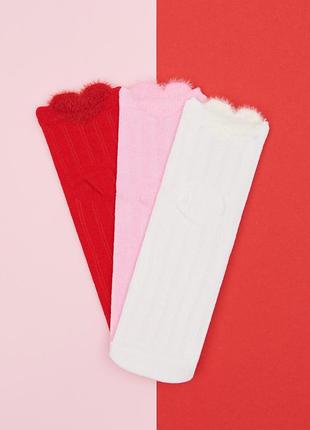 Носочки набір 3 пари 27/30, 31/34 розмір носки, шкарпетки для дівчинки демісезрнні весна/осінь