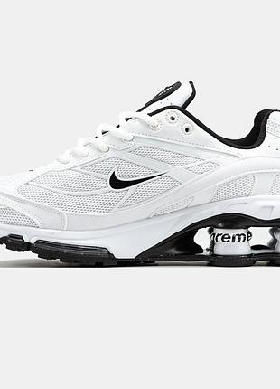 Nike shox ride 2 sp x supreme white black 5