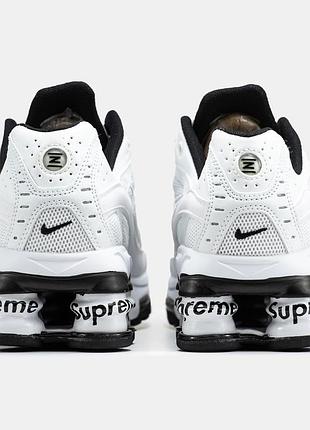 Nike shox ride 2 sp x supreme white black 6