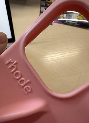 Рожевий чохол rhode на iphone 15 pro 2