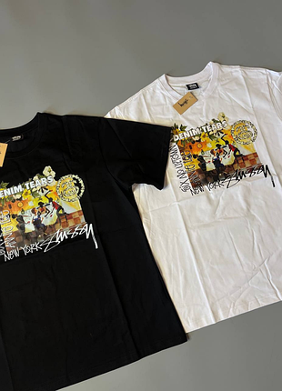 Футболка stussy x denim tears✨