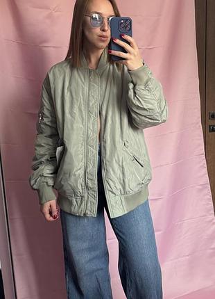 Куртка бомбер оверсайз h&m