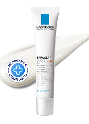 Коригуючий засіб la roche-posay effaclar duo spf30 проти слідів постакне для жирної шкіри 40 мл