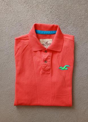 Брендова футболка поло hollister.