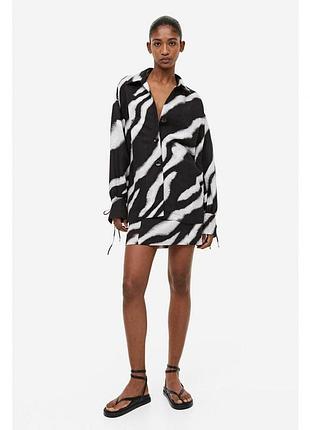 H&m рубашка блуз из льна massimo dutti zara