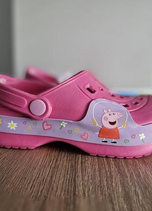 Кроксы сабо для девочек peppa pig. 4