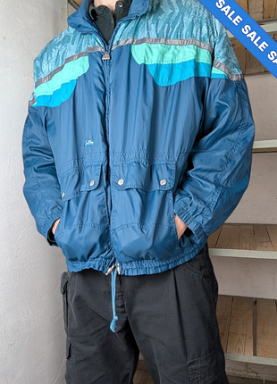 Ellesse вінтажна рідкісна вітровка 80-х років розміру l в стоковому стані