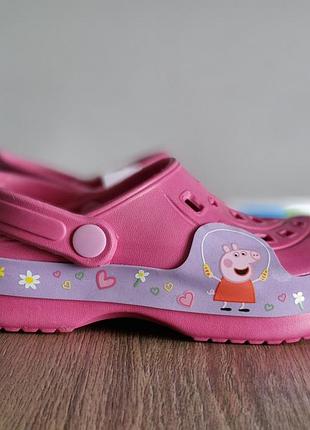 Кроксы сабо для девочек peppa pig. 7