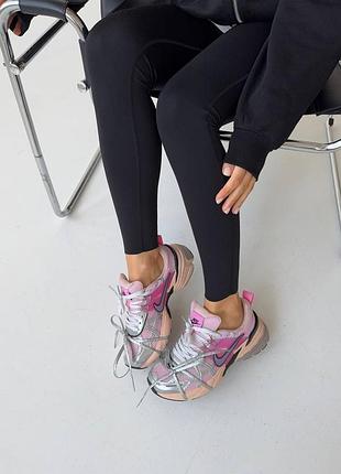 Кроссовки nike v2k runtek pink silver7 фото