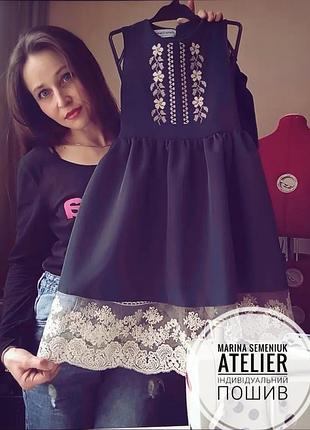 Платье вышиванка, платье праздничное marina semeniuk