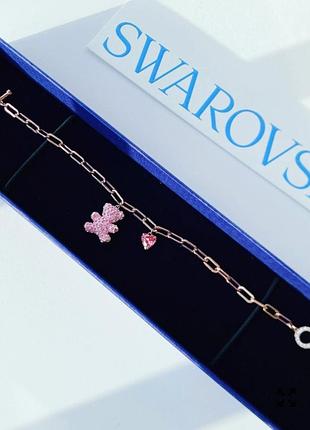 Браслет swarovski teddy bear
