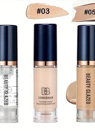 Набор для макияжа: праймер + консилер + жидкая основа