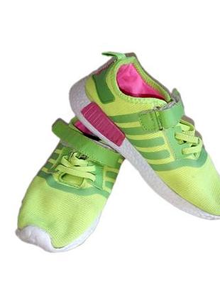 Кроссовки, мокасины eebb детские летние на девочку, 33 р /20 см/ цвет салатовый/розовый