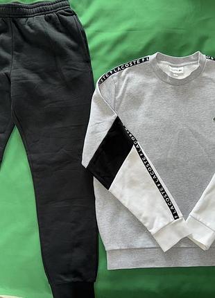 Костюм чоловічий lacoste, оригінал, бавовна, розмір м/l
