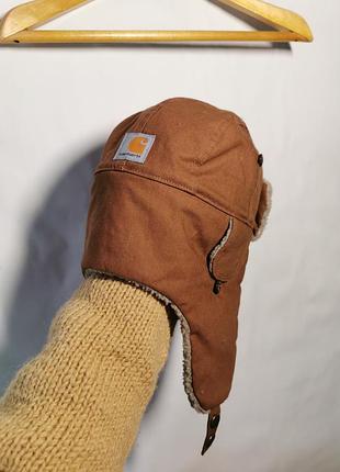 Шапка ушанка carhartt