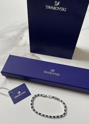 Теннисный браслет swarovski2 фото