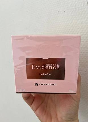 Духи comme une evidence le parfum yves rocher, парфюм эвиденс 30 мл ив роше