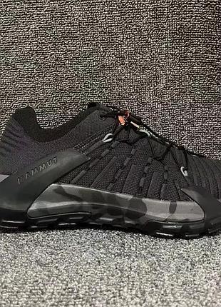 Треккинговые мужские кроссовки mammut hueco knit ii low men