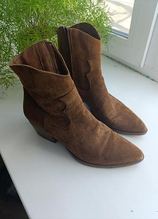 Ботиночки замшевые женские 
 демисезон