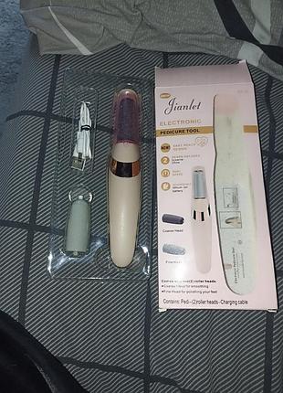 Електрична пемза для ніг jianlet electronic дві насадки