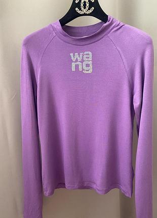 Лонгслив a. wang украшенный стразами в наличии
