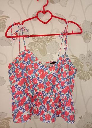 Топ женский яркий летний boohoo ucho 10