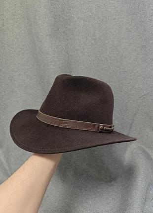 Stetson р. l 59 мужской ковбойский американскийusa шляпа коричневый ковбоя шляпа