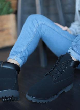 Timberland black fur🆕 шикарные мужские ботинки 🆕 купить наложенный платёж7 фото