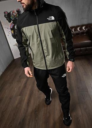Спортивний костюм новий в оливі , чорний tnf black/oliva дл6266