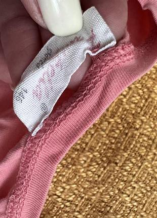 Розовая майка для девочки с пайетками 3