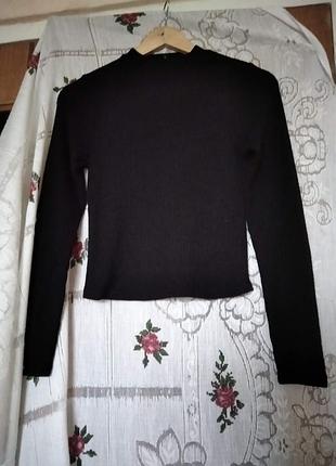 Супер кофта черного цвета р.12"river island"50%вискоза,50%пол-р.