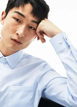 Чоловіча бавовняна сорочка lacoste (м)