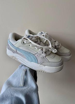 Жіночі кросівки puma 180 grey blue white