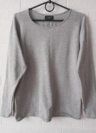 Свитер тоненький лонгслив унисекс мужской женский zara лонг унисекс