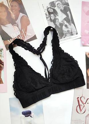 Топ бралет pink victoria's secret xs 34 ажурный без косточек