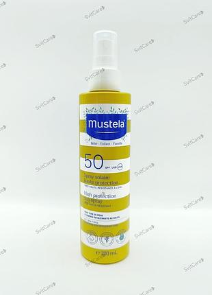 Mustela spray solaire spf50 спрей від народження 200 мл