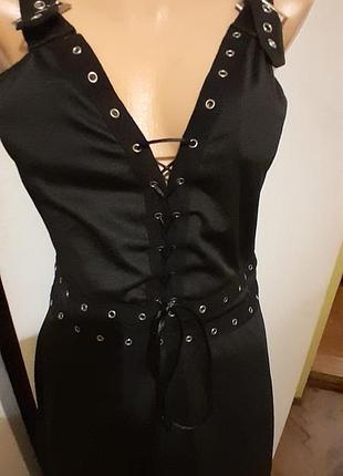 Платье готическое черного цвета 5