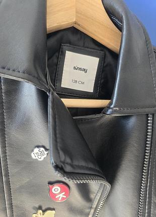 Куртка детская 128 кожзам