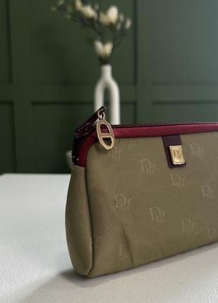 Christion dior кошелек косметичка винтажный сумка