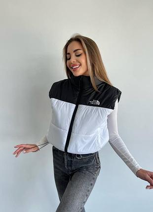 Жилетка жіноча the north face укорочена
