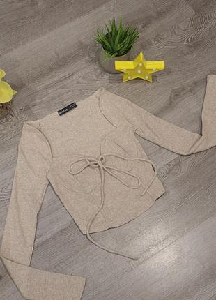 Стильна кофта-топ bershka