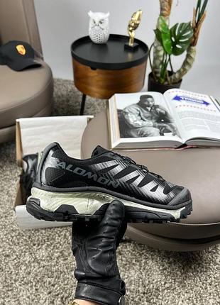 Мужские кроссовки salomon xt-4 carbon black grey silver
