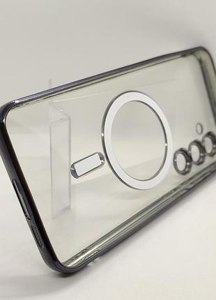 Прозорий силіконовий чохол, magsafe, бампер для samsung galaxy s25 4