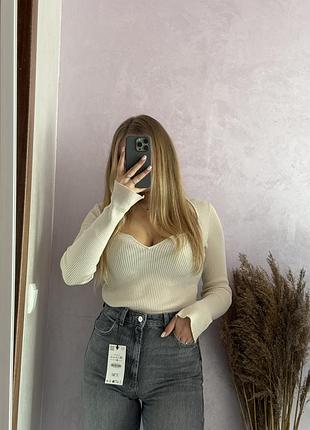 Кофта в рубчик h&m 2